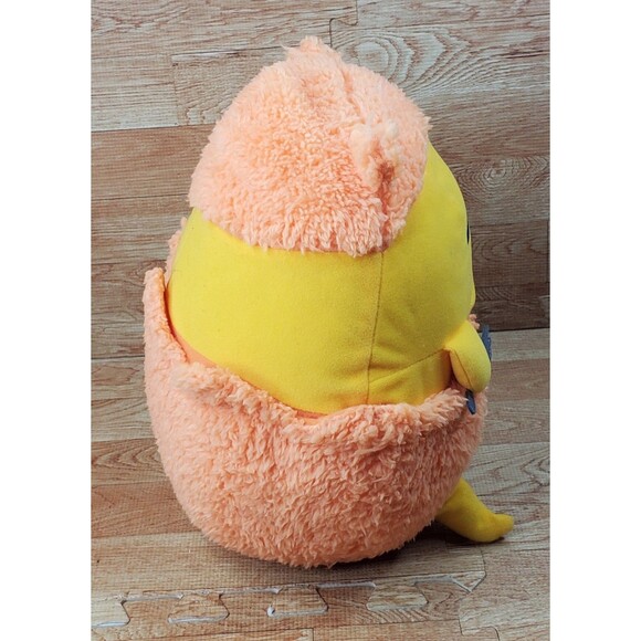 Gudetama NyanNyan Orange Over Easy Egg Cat 13" Plush Toreba FuRyu Sanrio '19 NWT - Picture 4 of 7